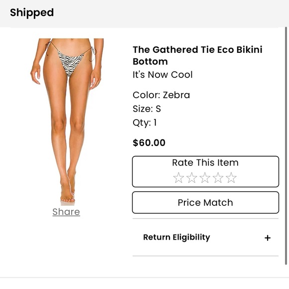 REVOLVE Black and White Bikini Swimwear - Picture 5 of 5